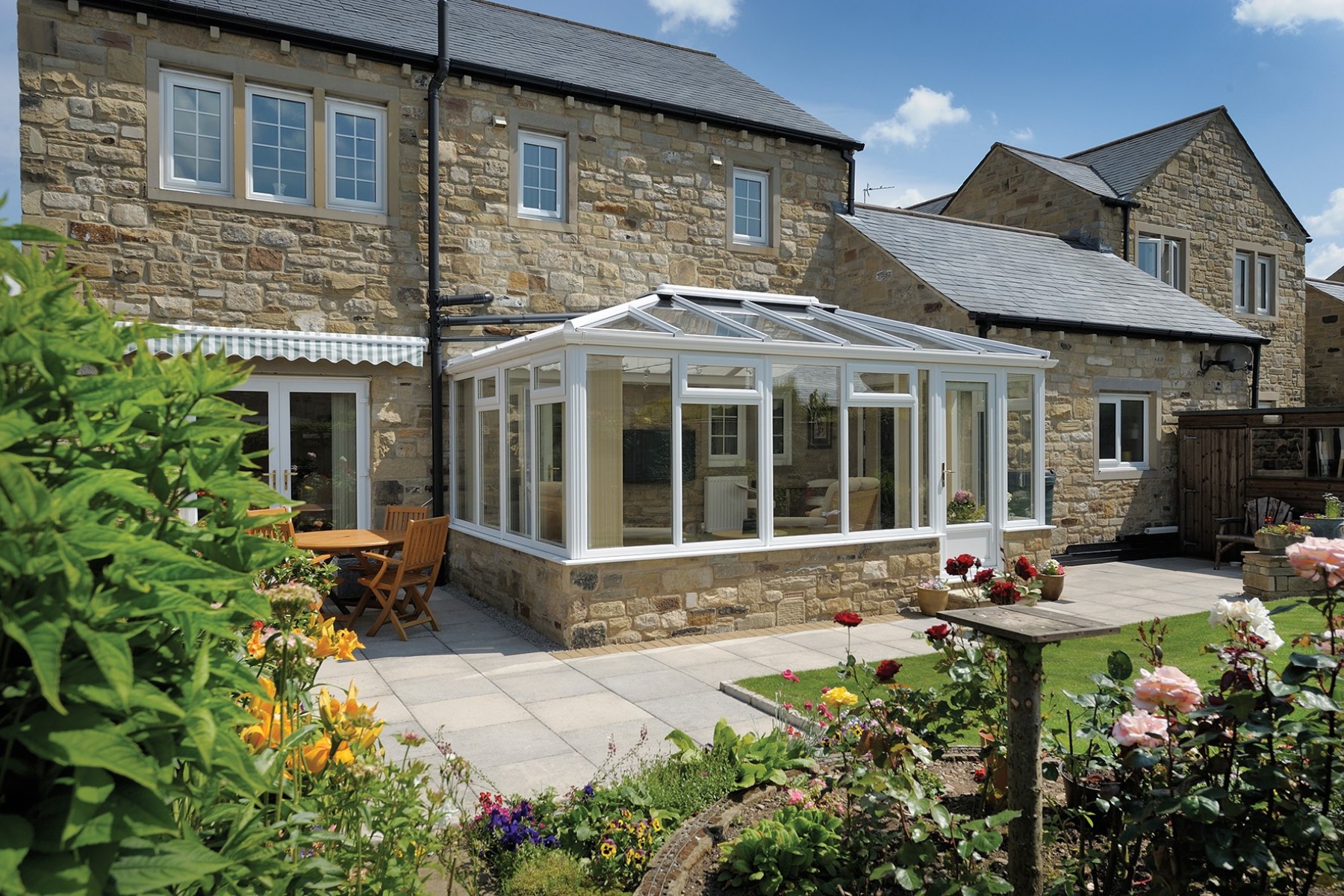 White uPVC Conservatory Roof