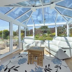 White Conservatory Roof