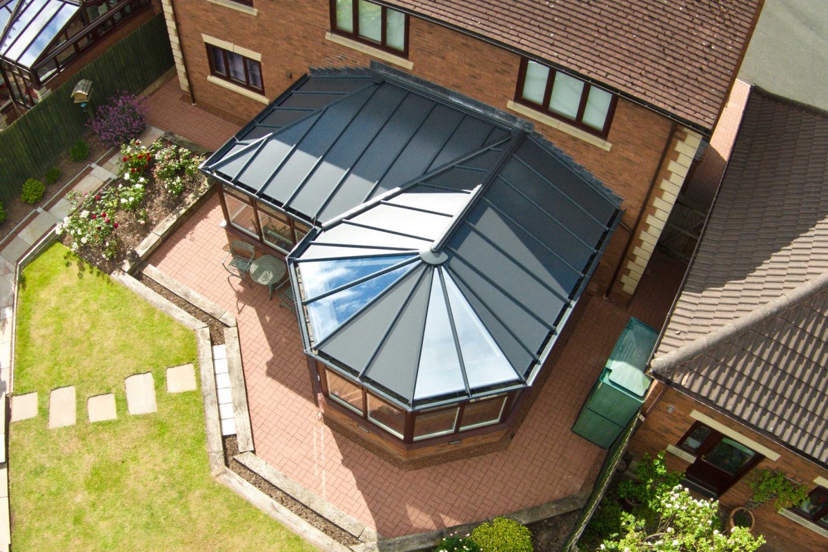 Large Solid Roof Conservatory