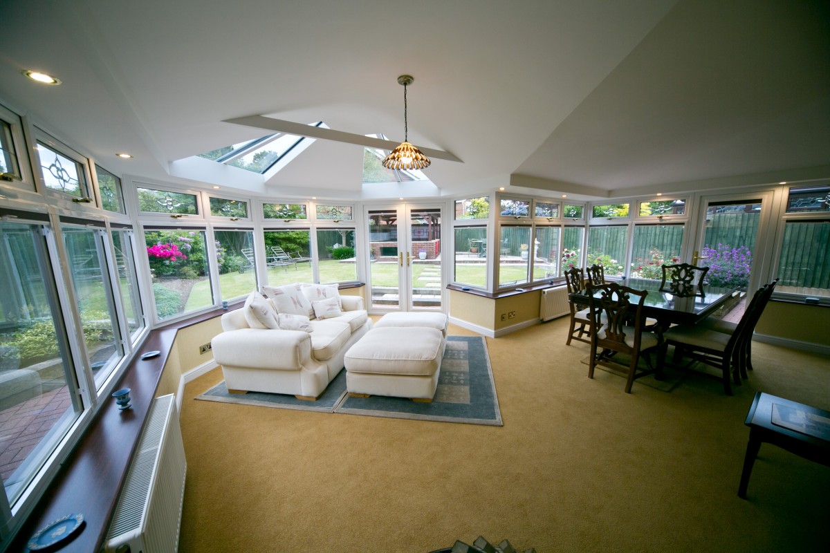 P-Shaped Solid Conservatory Roof